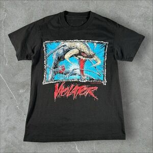 Vintage Spawn Violator Shirt Mens Medium Black‎ 1993 Rare Todd Mcfarlane Marvel